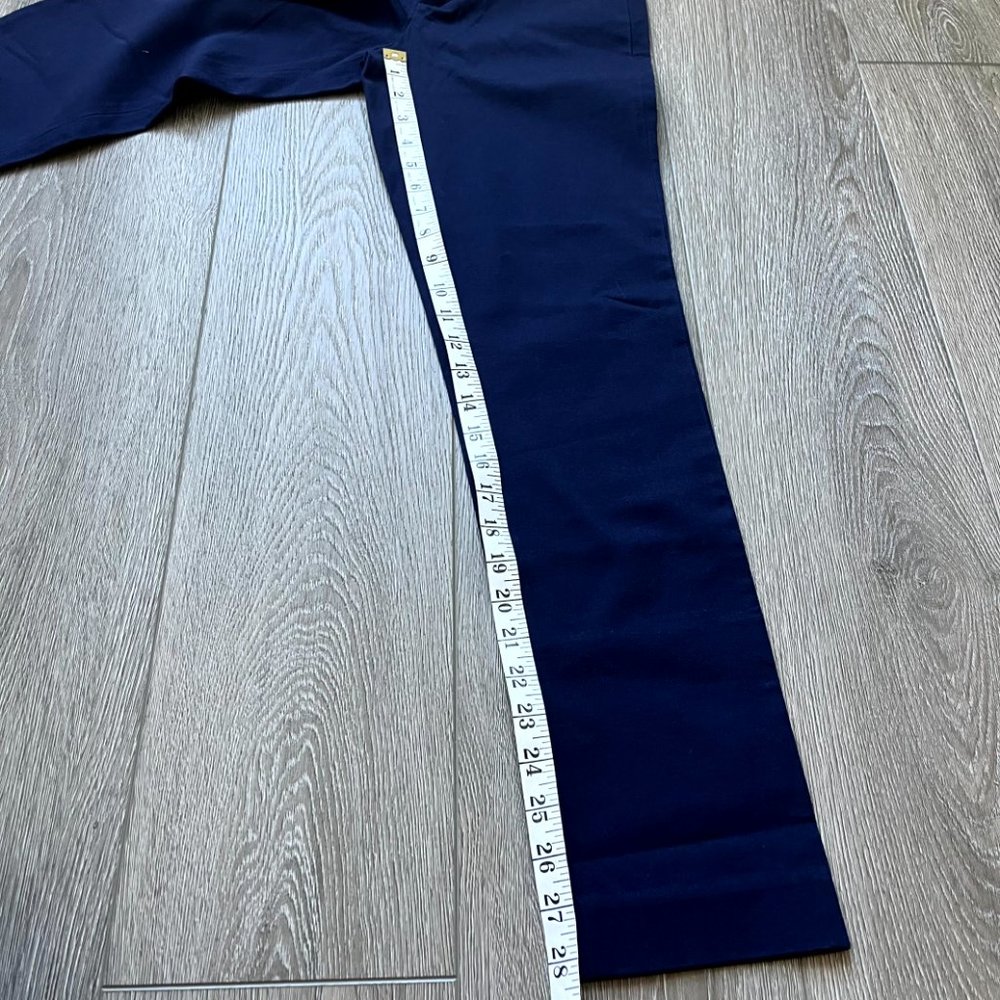 NWT Tommy Hilfiger Madison Strectch Slim Ankle‎ Navy Pants size 00 - Picture 4 of 8